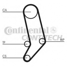 CT939K5 CONTITECH Комплект ремня грм