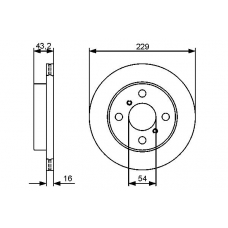 0 986 479 417 BOSCH Тормозной диск