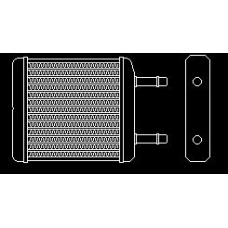 256M01 J. DEUS Теплообменник, отопление салона
