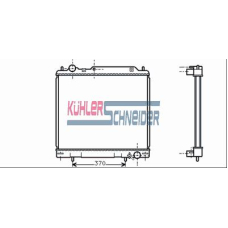 0506401 KUHLER SCHNEIDER Радиатор, охлаждение двигател