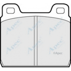 PAD126 APEC Комплект тормозных колодок, дисковый тормоз