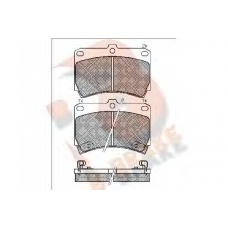 RB0970 R BRAKE Комплект тормозных колодок, дисковый тормоз