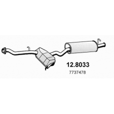 12.8033 ASSO Средний / конечный глушитель ог