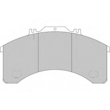 DCV773 DURON Комплект тормозных колодок, дисковый тормоз