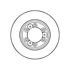 NBD593 NATIONAL Тормозной диск