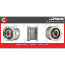 CCP90207 CASCO Ременный шкив, генератор