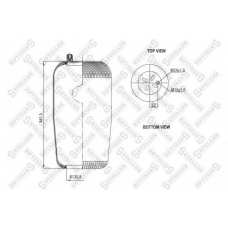 90-43904-SX STELLOX Кожух пневматической рессоры