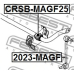 CRSB-MAGF25 FEBEST Опора, стабилизатор