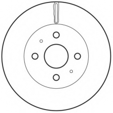 562832BC BENDIX Тормозной диск