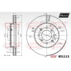 851113.0000 MAXTECH Тормозной диск