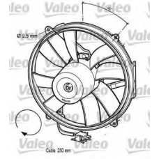 696062 VALEO Вентилятор, охлаждение двигателя