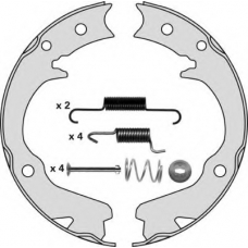 M859R MGA Комплект тормозных колодок, стояночная тормозная с