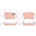 GDB3408 TRW Комплект тормозных колодок, дисковый тормоз