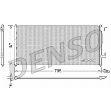 DCN10030 DENSO Конденсатор, кондиционер