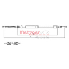 11.6794 METZGER Трос, стояночная тормозная система