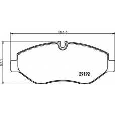 C6024 PAGID Комплект тормозных колодок, дисковый тормоз