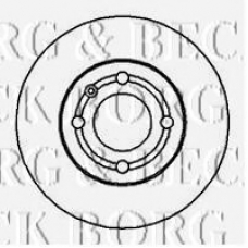 BBD5109 BORG & BECK Тормозной диск