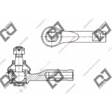 DE1164 DJ PARTS Наконечник поперечной рулевой тяги