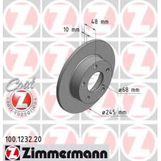 100.1232.20 ZIMMERMANN Тормозной диск