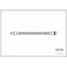 19031180 CORTECO Тормозной шланг