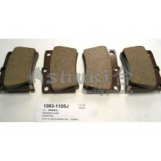 1083-1105J ASHUKI Комплект тормозных колодок, дисковый тормоз
