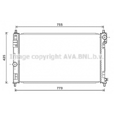 CRA2121 AVA Радиатор, охлаждение двигателя