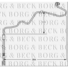 BBH7534 BORG & BECK Тормозной шланг