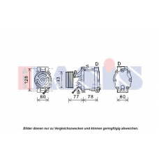 852818N AKS DASIS Компрессор, кондиционер