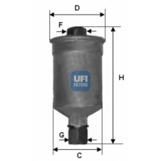 31.659.00 UFI Топливный фильтр