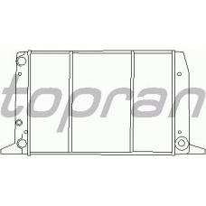 104 273 TOPRAN Радиатор, охлаждение двигателя
