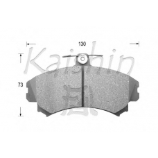 D6090 KAISHIN Комплект тормозных колодок, дисковый тормоз
