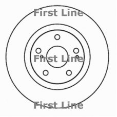 FBD1678 FIRST LINE Тормозной диск