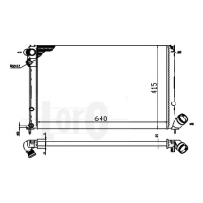 038-017-0020 LORO Радиатор, охлаждение двигателя