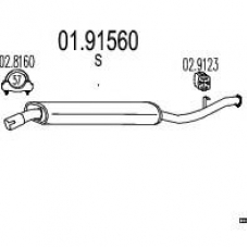 01.91560 MTS Глушитель выхлопных газов конечный