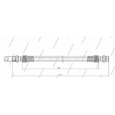 M370I11 NPS Тормозной шланг