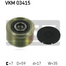 VKM 03415 SKF Механизм свободного хода генератора