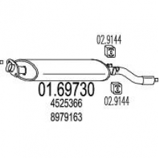 01.69730 MTS Глушитель выхлопных газов конечный