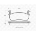 363702160737 MAGNETI MARELLI Комплект тормозных колодок, дисковый тормоз