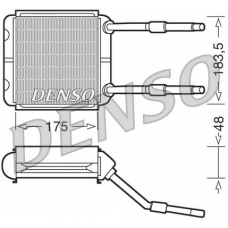 DRR20001 NPS Теплообменник, отопление салона
