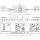 4.8470 FACET Ккомплект проводов зажигания