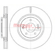 61436.10 METZGER Тормозной диск