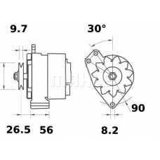 MG 185 MAHLE Генератор