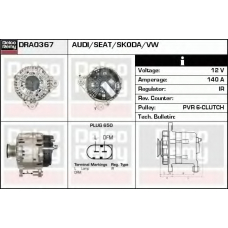 DRA0367 DELCO REMY Генератор