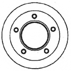 561577BC BENDIX Тормозной диск