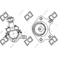 DB1144 DJ PARTS Несущий / направляющий шарнир