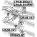 LRAB-024RH FEBEST Подвеска, рычаг независимой подвески колеса