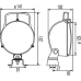 1G3 996 001-131 HELLA Фара рабочего освещения