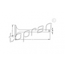 721 564 TOPRAN Выпускной клапан