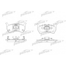 PBP304 PATRON Комплект тормозных колодок, дисковый тормоз