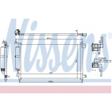 940300 NISSENS Конденсатор, кондиционер